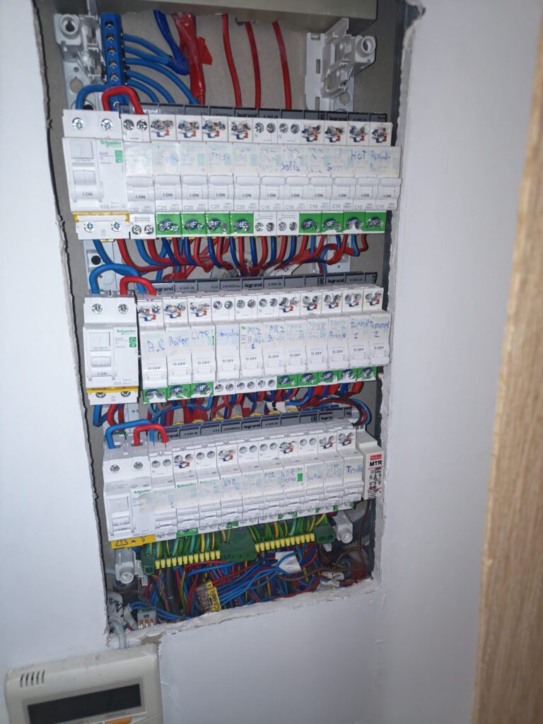 Tableau électrique de logement avec repérage des circuits